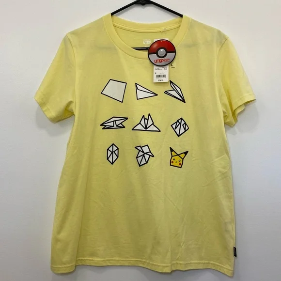 pickachu origami Uniqlo tee - Picture 1 of 6